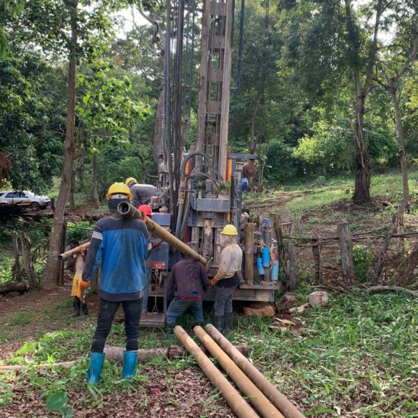 Un forage de puits en Guinée